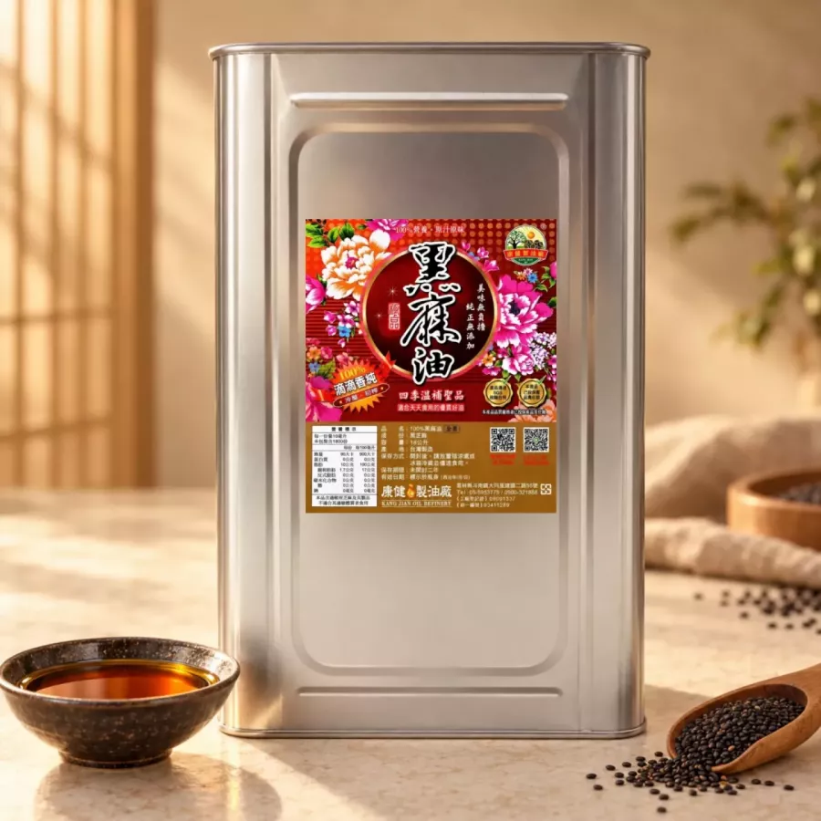 黑麻油(18公斤/30台斤，桶裝業務用)
